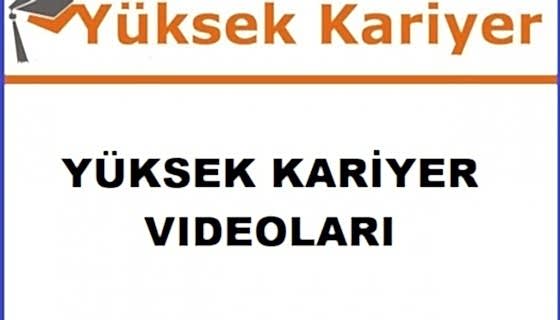 YÜKSEK KARİYER EĞİTİM KURUMLARI 2021 VİDEO